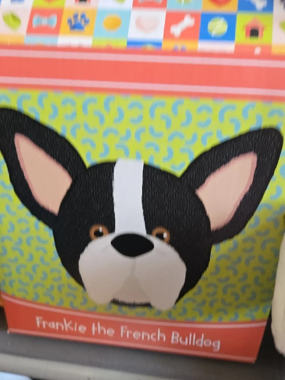 Scentsy Frankie French Bulldog Plush Toy - Black, White